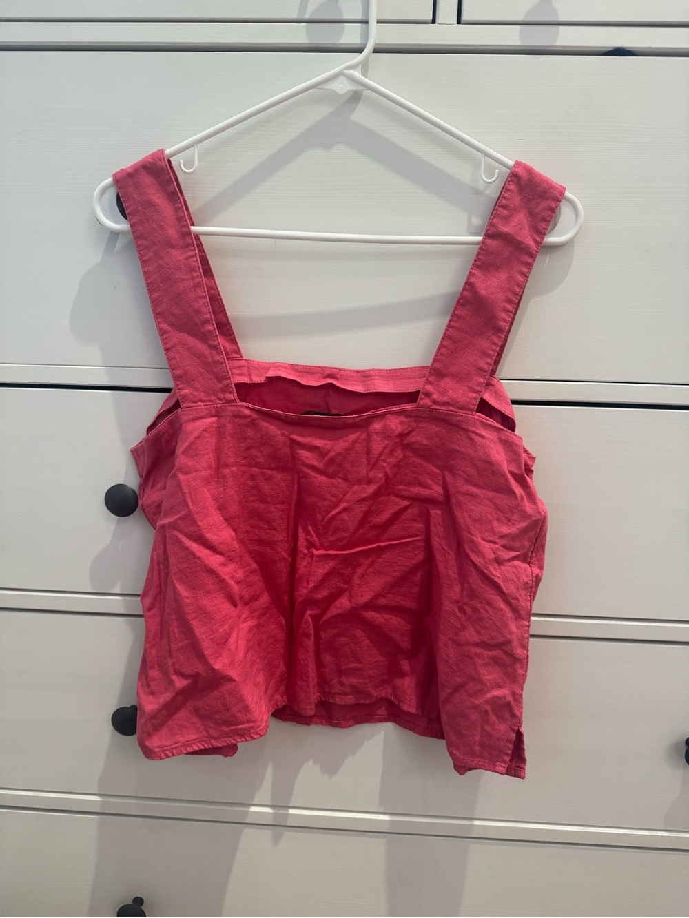 Banana Republic Raspberry Square-Neck Tank Top - Picture 2 of 4